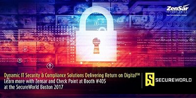 Zensar's tweet photo. Don't miss Dash for Prizes #SWBOS17 today at 2:30 come by booth #405 Zensar & @CheckPointSW @SecureWorldExpo Boston https://t.co/SbyHg89f5b