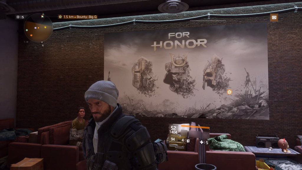 GDCalisthenics's tweet photo. @ForHonorGame advertising in @TheDivisionGame https://t.co/JtMpv35WYc