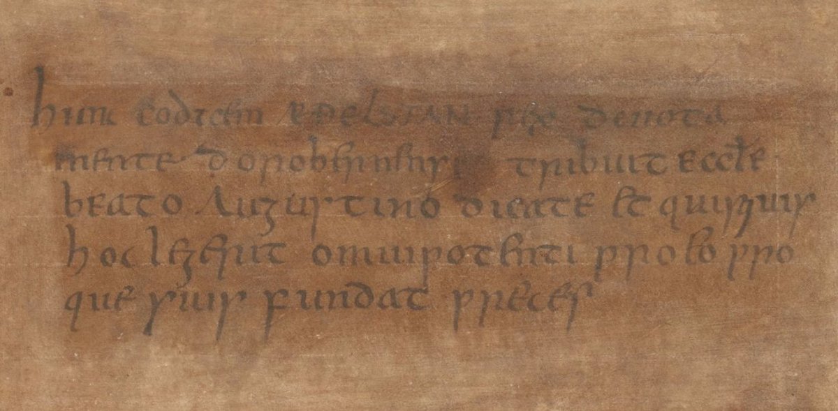 BLMedieval's tweet photo. Fit for a king: Gospels that possibly belonged to King Æthelstan #digitised https://t.co/Wr3a2nC1Mc #PolonskyPre1200 https://t.co/4KBCnVWLxn