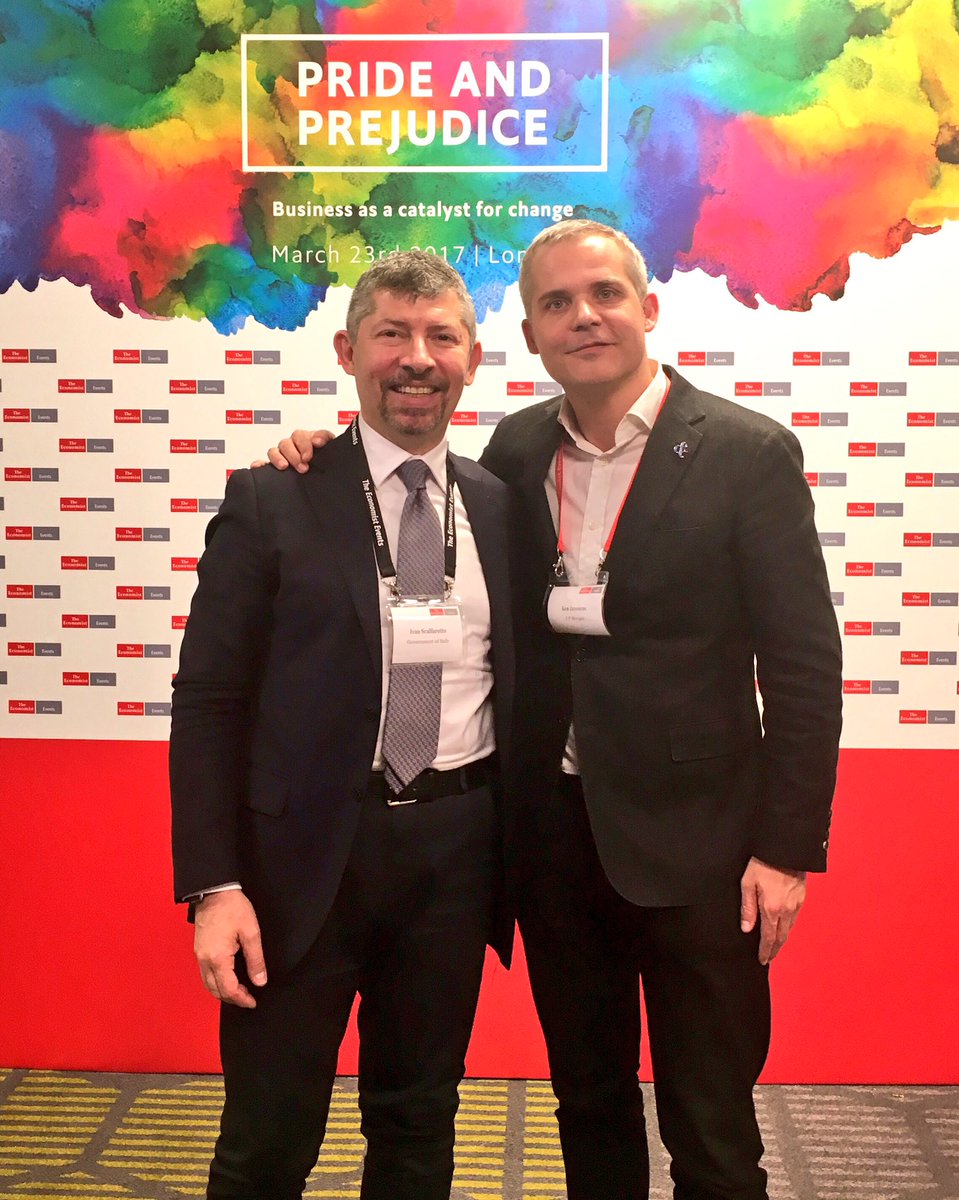 kencjanssens's tweet photo. Italian deputy minister for International Trade, the first openly LGBT person in government for Italy, great to meet him again #EconPride https://t.co/VjjeuVgUHL