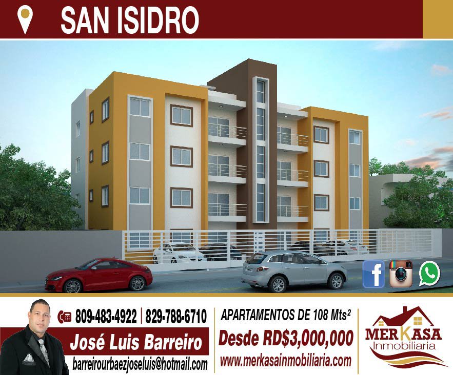 InmoMerKasa's tweet photo. Apartamentos de 108 Mts2, Ubicados en San Isidro.
- 3 Habitaciones. - 2 Baños

Más información:
José Luis Barreiro
Cel.: 829-788-6710 https://t.co/dcoFX4eOuc