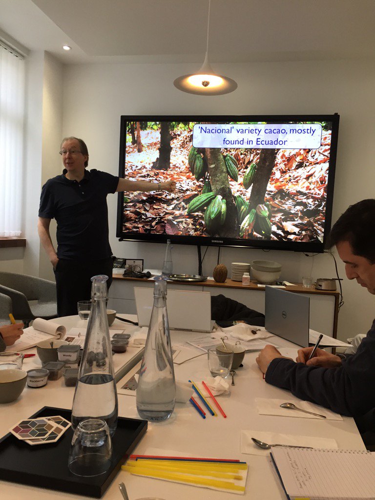 Chocolate tasting class today #choctasters