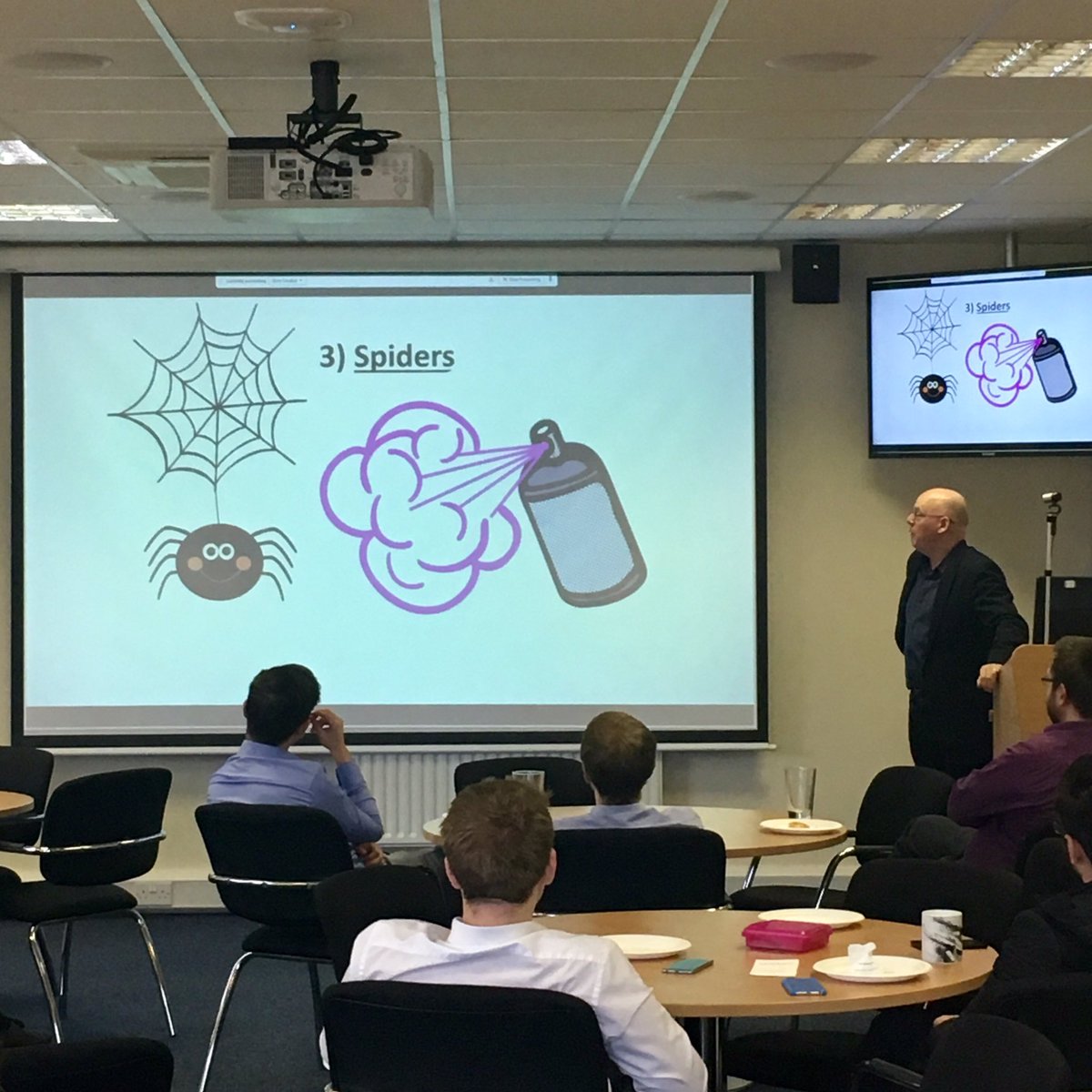 WaterstonsLtd's tweet photo. Room 101 with Steve White. Superstar DJ's, Time Travel and Spiders 🕷#GrokTalks https://t.co/fAUM4eN6dH