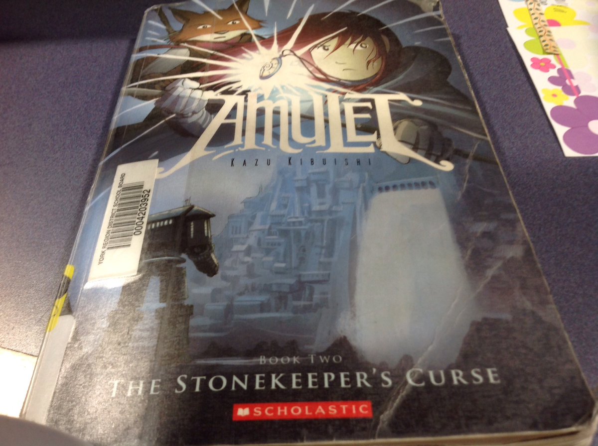 sjp2lib1's tweet photo. So I have been reading this awesome book called amulet book2 the series is 😉 https://t.co/z4pWHTUeDk