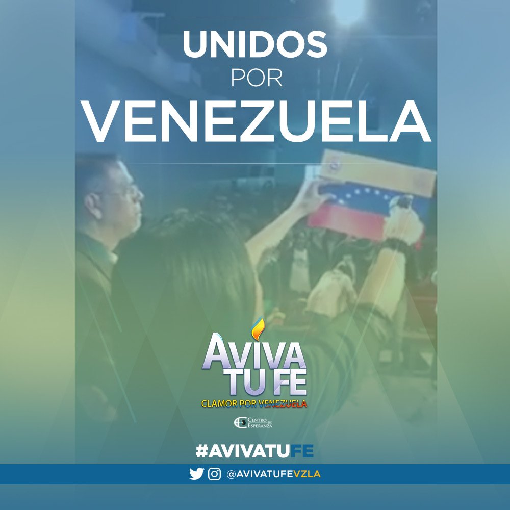 CentroEsperanza's tweet photo. Seguimos ¡UNIDOS POR #VENEZUELA!
https://t.co/ruNzNxAqpC
#AvivaTuFe https://t.co/zPK9ABJDu9