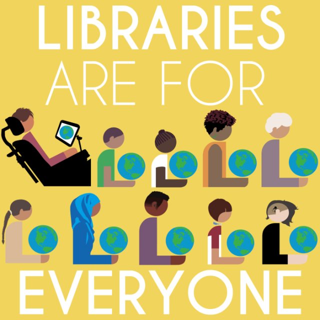 alabonner's tweet image. #LibrariesForEveryone #llibraries #LibrariesResist #Resist