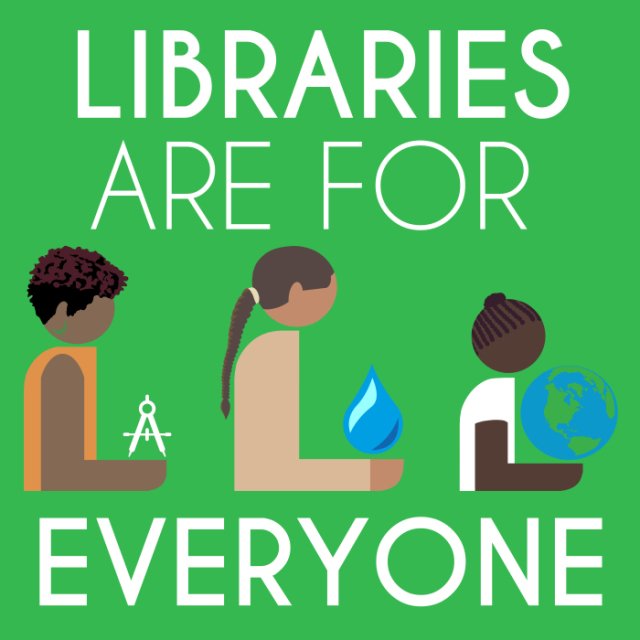 alabonner's tweet image. #LibrariesForEveryone #llibraries #LibrariesResist #Resist
