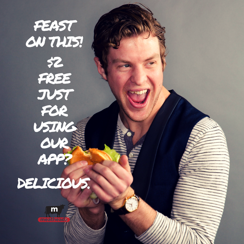 EatAt_Meatheads's tweet photo. Download our app. Get $2 off. It's that easy (and delicious). #meatheadsapp #mhapp #freemoney Click here -> https://t.co/NelI4DodPk https://t.co/5MNKGbuAlm