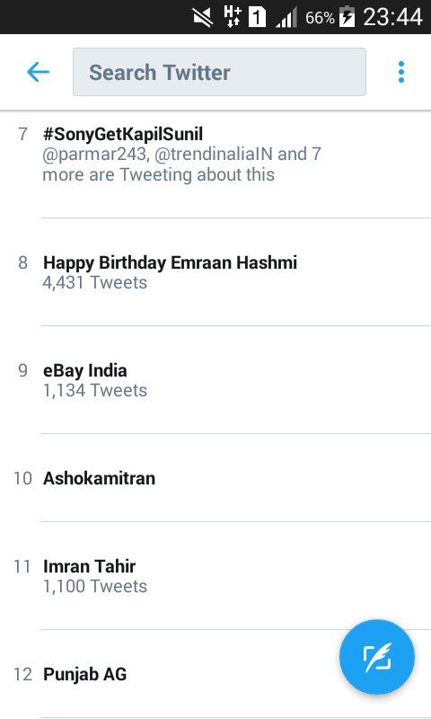 Trending on no 8 Position!!   See Emraan :))   Happy Birthday Emraan Hashmi   