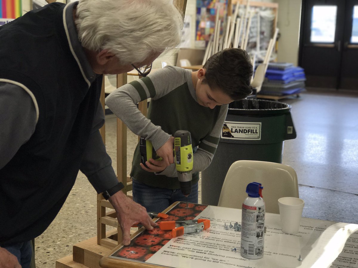 STEM_Saratoga's tweet image. Our students learning from the best as they work on their #StudentProposal project! @BIEpbl @nacol @Institute4PL @waukeshaschools @Innov8WI