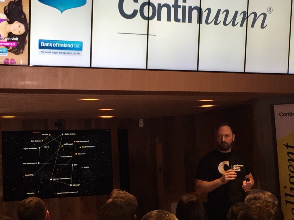 'What we are all about is momentum' <a href="/colinmeagle/">Colin Meagle</a> #ContinuumLabs