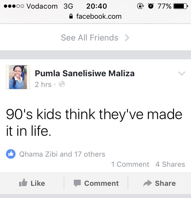 ChumaMaq's tweet photo. Meanwhile on Facebook https://t.co/5nBDKBUjyU