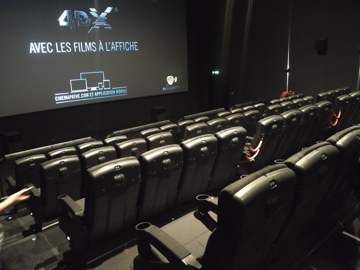 GeekTechActuFR's tweet photo. RT @ JournalDuGeek : On a testé le cinéma dynamique et sensoriel de la première salle de cinéma 4DX en France 
⏩ … https://t.co/Og1tfX4aMj