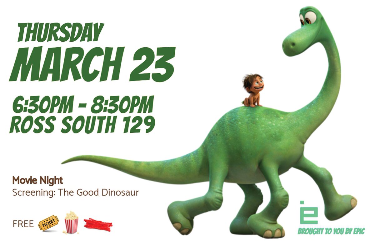 YorkClubs's tweet photo. EPIC at York will be hosting their second last event of the year! Join them for a Movie Night tonight from 6:30 - 10pm in Ross South 129! https://t.co/L9jWj6Erst
