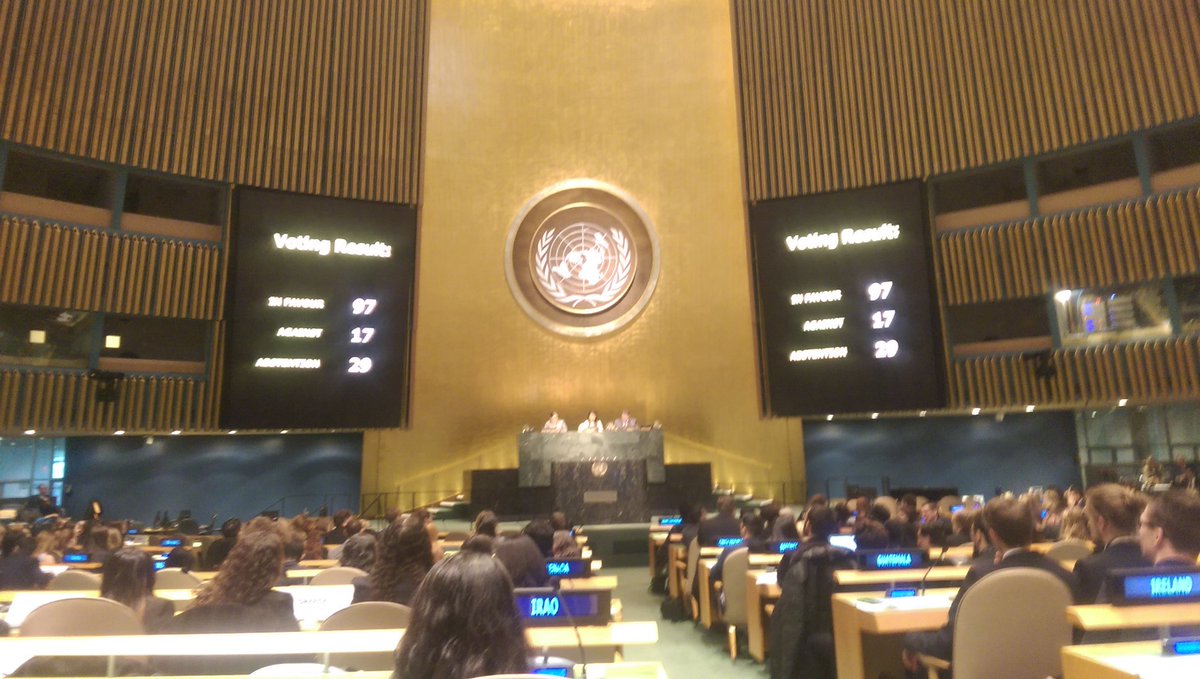 NmunTwente's tweet photo. Our Resolution just got adopted! Thanks to @TheOfficialNMUN and to @UN for the opportunity to be in the #UnitedNations headquarters! https://t.co/2SS3MrN6Up