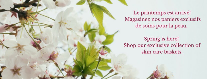 Le printemps est arrivé! Magasinez nos paniers exclusifs de soins pour la peau : fr.canusgoatsmilk.com/magasinez