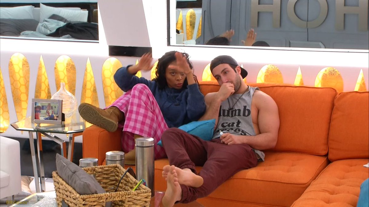 89razorskate20's tweet photo. Ika &amp; Demetres are going over the pros &amp; cons on keeping Dallas(Main con s losing the trust/security of the alliance of 6) #BBCAN5 https://t.co/LN5bEZAnqb