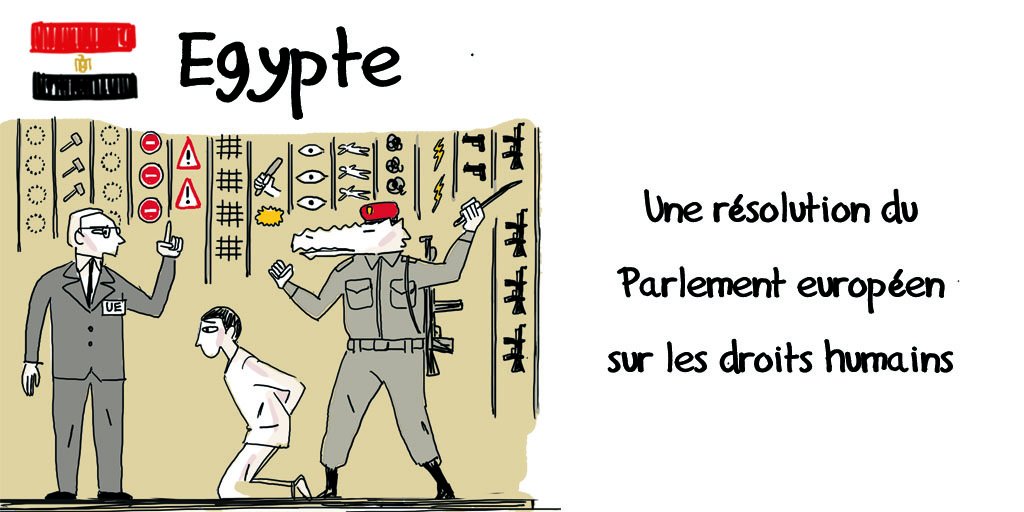 fidh_fr's tweet photo. #Egypte : Suite à notre mobilisation, résolution du #ParlementEuropéen sur les droits humains. #FIDH2016 https://t.co/SOyjCG9xrs https://t.co/qBajUws53q