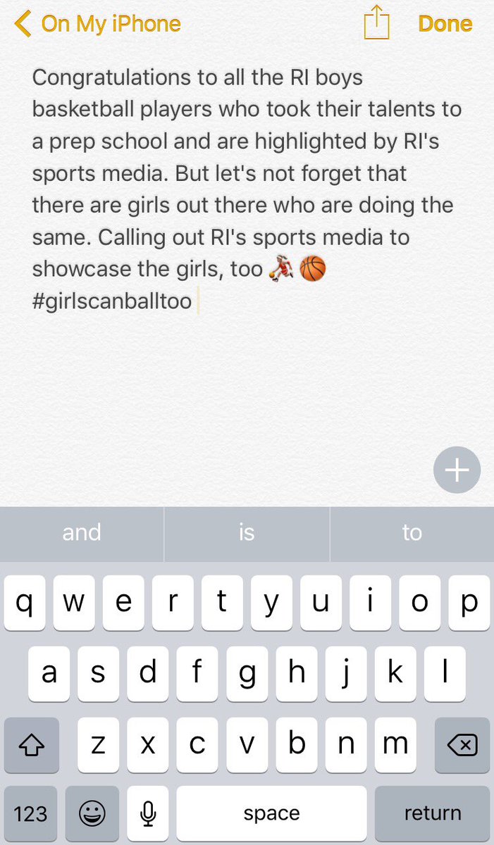 BasketballMom24's tweet photo. #DIbound #RIraised #girlscanballtoo 🏀 @ABC6 @NickCoit @BillKoch25 @KenBellABC6 @NBC10_Joe @NBC10 @breynolds401 https://t.co/KKQdWnKdKb