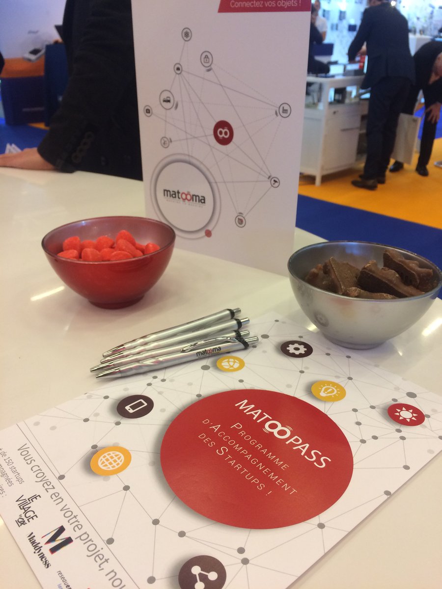 MatoomaM2M's tweet photo. Plus que qq heures pour découvrir nos solutions #IoT : cartes #SIM #M2M, programme d'accompagnement #startup #MatooPass et réseau #MatooWan https://t.co/pwzrZT54tX
