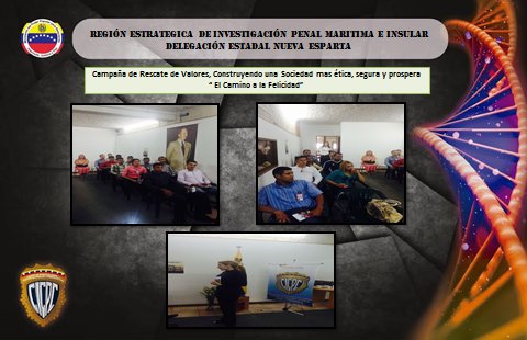 Campaña de Rescate de Valores, Construyendo una Sociedad mas ética, segura y prospera. “ El Camino a la Felicidad” #FortaleciendoalCICPC.