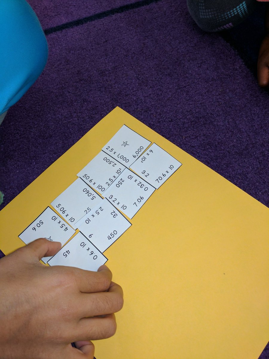 Wowk_WWES's tweet photo. Using strategies to multiply decimals by powers of 10. Great discussions, problem solving, and collaboration! https://t.co/7RvAbeTA9U