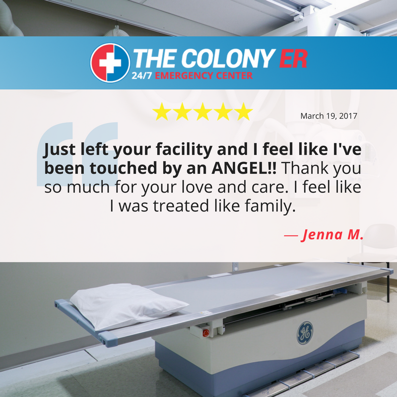 TheColonyER's tweet photo. Jenna we understand how stressful emergencies can be so we do our best to make sure our patients are comfortable!

https://t.co/7XzLW2QQth https://t.co/dQij2I0Pwy