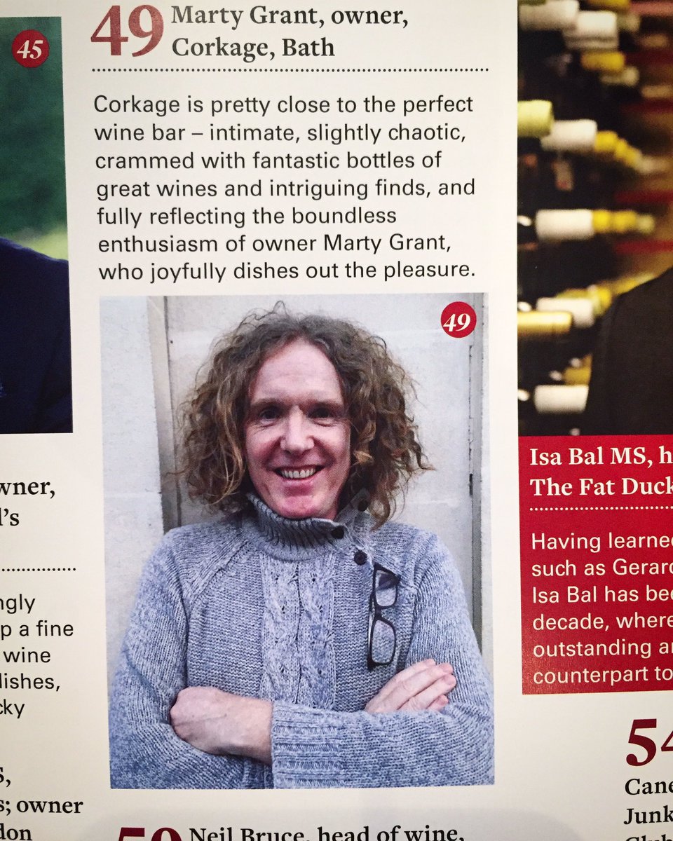 Our very own Marty Grant has been featured in <a href="/HarpersWine/">Harpers Wine</a> 100 most influential people in the quality drinks on-trade! Massive congrats!