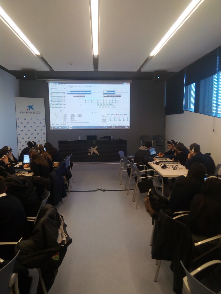 PromptLive's tweet photo. Finishing Workshop of Musical Production. Around 800 childs and childs in danger of social exclusion supported by CaixaForum Madrid&amp;Zaragoza https://t.co/VwIHfOcoMk