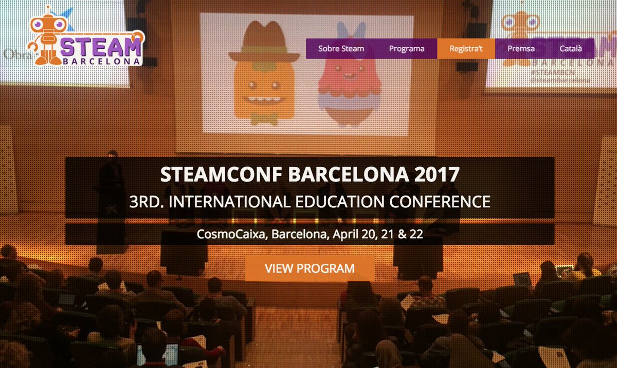 Innovar l’educació en l’àmbit de les ciències a les 1eres edats <a href="/Jcanpal/">Jordi Cantons Palmitjavila 🇦🇩</a> @uvic_news <a href="/umanresa/">UManresa</a> 2017.steamconf.com #STEAMConf17