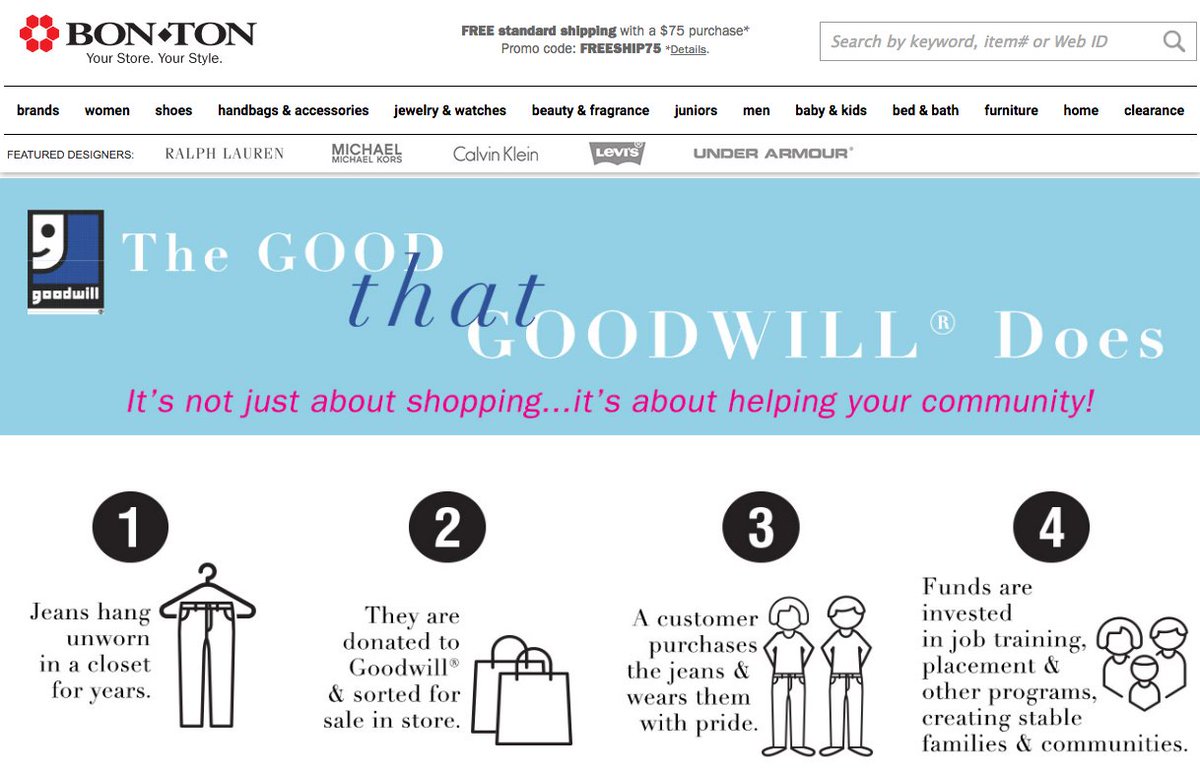 GoodwillIndy's tweet photo. Don't forget! Donating to Goodwill or a Bon-Ton store gets you a coupon for the Goodwill sale now through 4-1-17! https://t.co/P25rgNoVmK https://t.co/uArUbotYqU