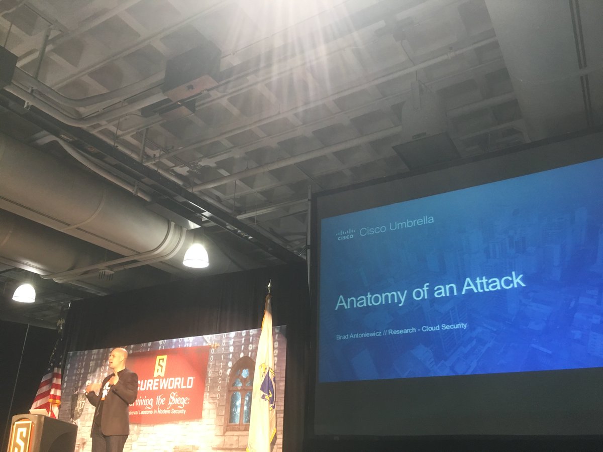 NetworkWorld's tweet photo. #Cisco security researcher @brad_anton : #Ransomware crowd big on customer service https://t.co/8n7x54iaHF @SecureWorldExpo #swbos17 https://t.co/GMHmCTjjk2
