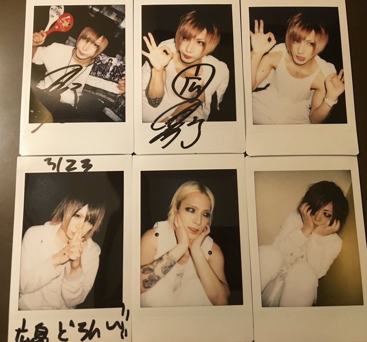 blgrblgr's tweet photo. 3/22、23のブレシャン前夜祭、ブレシャンでのChanty 野中拓さん、芥さん、成人さん、千歳さんのチェキを定価＋送料にてお譲りいたします。交換の場合はshia.さんでお願いいたします。お気軽にご連絡ください。よろしくお願いいたします。 https://t.co/Inzos8vhit