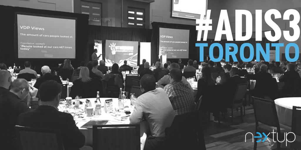 TheNextup's tweet photo. A full house today for the Toronto leg of #ADIS3 - great to see so many dealerships here to evolve their strategies. https://t.co/i2CcTeLWqY