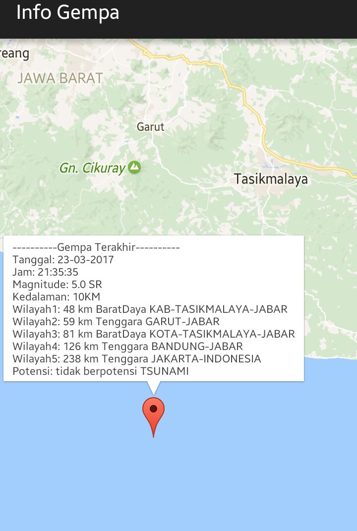 BasdaJabar's tweet photo. #infogempa #info #BMKG https://t.co/MmTvtAff0W