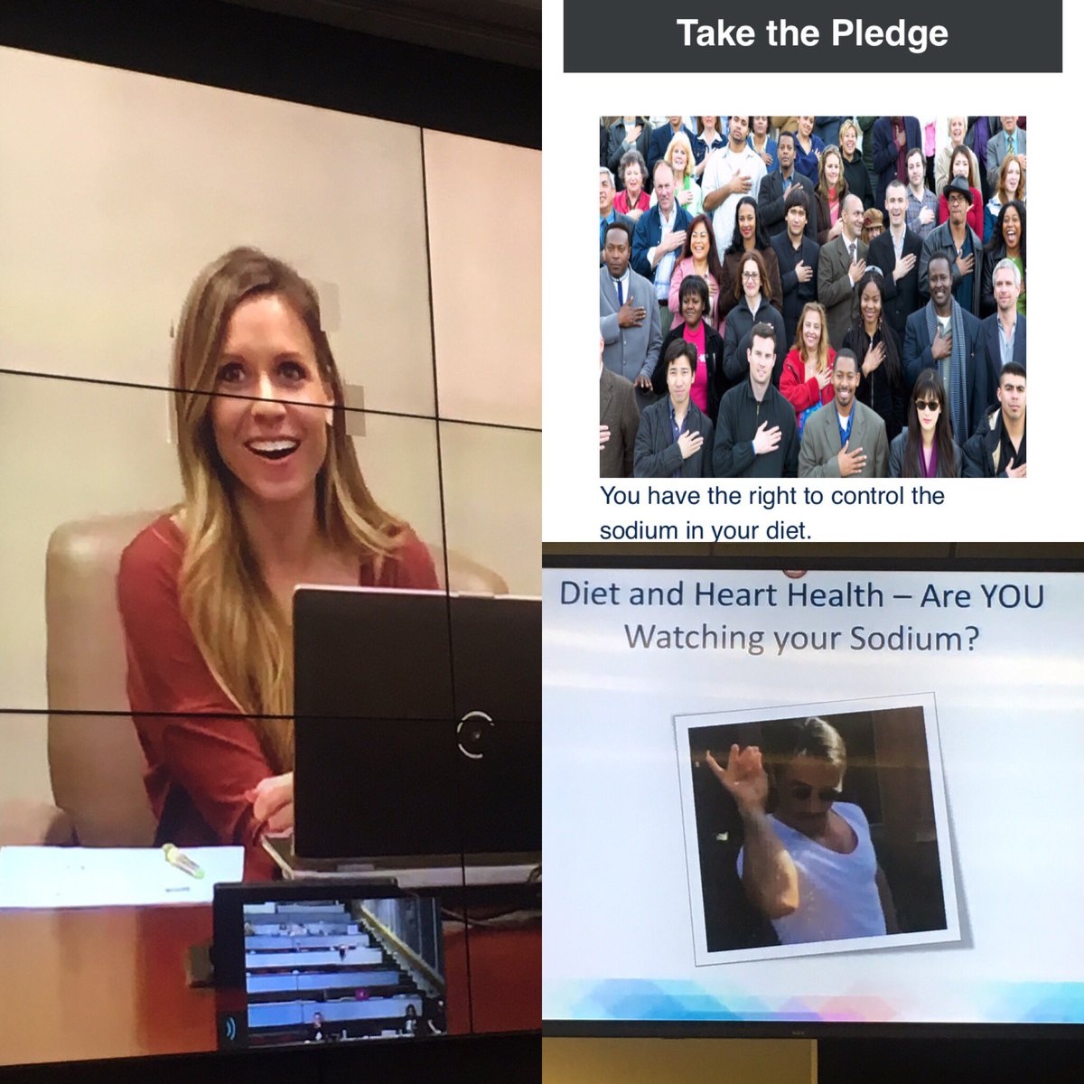 TAMUSNPhA's tweet photo. Thank you, Dr. Miller, for speaking with us about how to reduce our sodium intake! #OneMissionNoBarriers #SNPhANoBarriers #SNPhARegion4 https://t.co/uySvwtV30Y