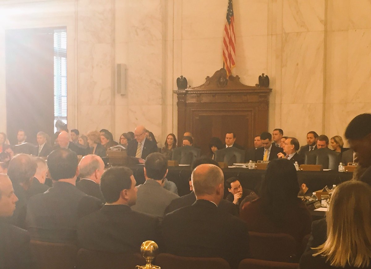 CornRoots's tweet photo. Senate Ag conducting confirmation hearing of @USDA nominee Perdue. Time for farmers to have an advocate in the Administration. #agchat https://t.co/eGDL85aVDU