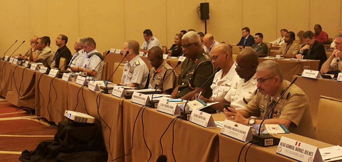 aeronavalpanama's tweet photo. 2do. Día Cumbre de Seguridad Marítima #CABSEC #SAMSEC el intercambio de experiencia entre las delegaciones participantes es enriquecedora. https://t.co/Q3wCpwyO9T