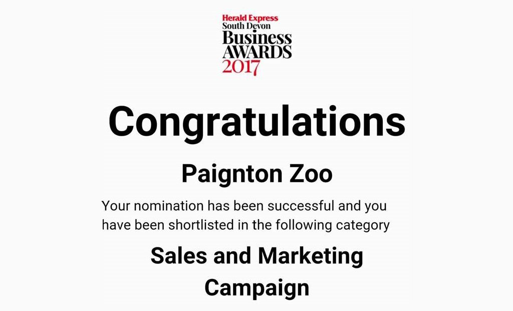 We are proud to have been shortlisted for another award for last year’s Great Big Rhino Project :-) <a href="/GreatBigRhinos/">Great Big Rhinos</a>