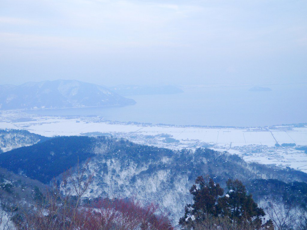 函館山スキー場ロープウェイから見える景色のフリー素材写真 omi-nadesiko.com/s0000002/