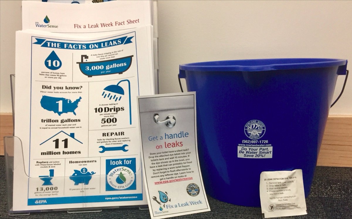RowlandWater's tweet photo. Don't forget to come in and grab your #fixaleakweek giveaway while supplies last! #RWDconserves @EPAwatersense https://t.co/5gHuktcbN2