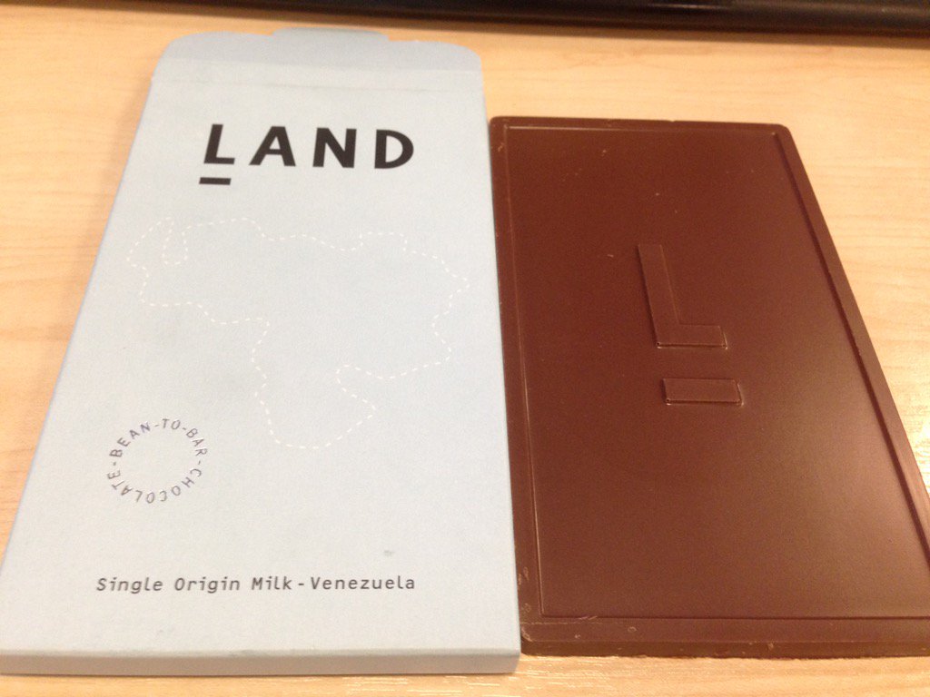 Today we're enjoying chocolate made in a beautiful, tolerant, diverse and resilient city  -- London. <a href="/land_choc/">LAND Chocolate</a>