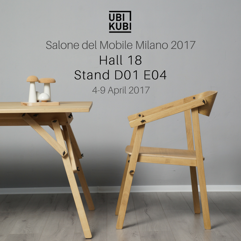 Ubikubidesign's tweet photo. We are proud to exhibit at the upcoming edition of Salone del Mobile Milano 2017, April 4th to the 9th.
#SalonedelMobile @iSaloniofficial https://t.co/SCMdCuf3cC