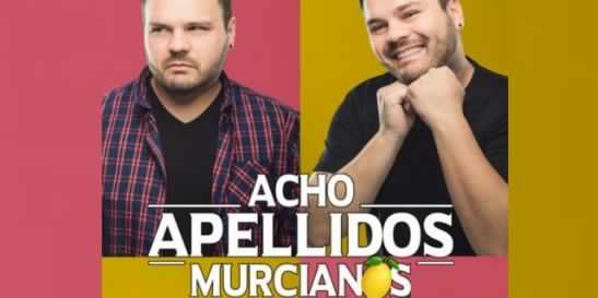 ACHO APELLIDOS MURCIANOS, una comedia muy ácida. Un show de <a href="/Ismael_Galan/">Ismael Galán Cómico</a>. Auditorio #Algezares (#Murcia) enclavecultura.com/agenda/detalle…
