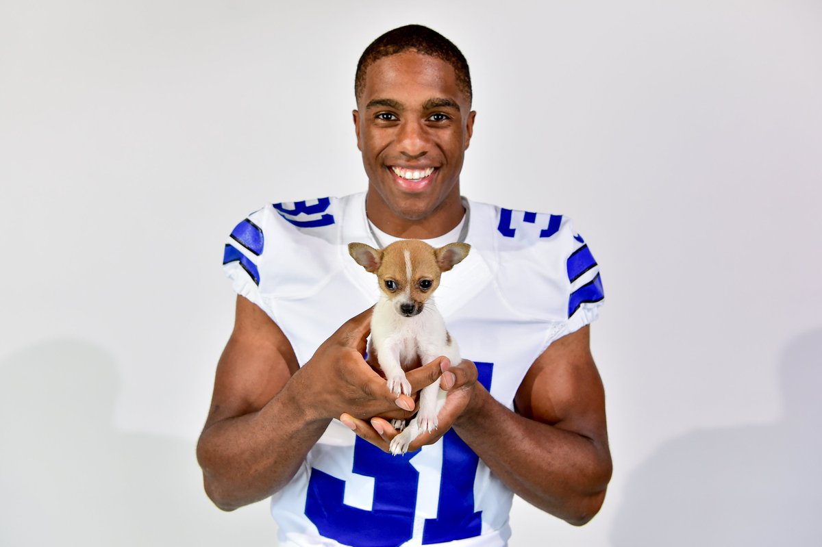 dallascowboys's tweet photo. Hard time getting through the dog days of the offseason?

Our #NationalPuppyDay gallery is here to get you through.
https://t.co/OvxzDKnrw9 https://t.co/ALJtqlqDJp