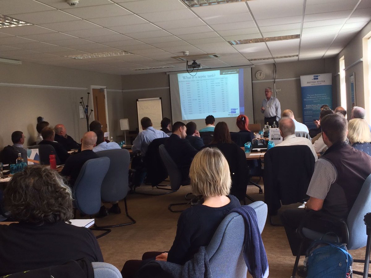 British_Water's tweet photo. Over 50 delegates learning about #WaterTreatment #OffMains talks given by @EnvAgency &amp; @unitedutilities https://t.co/hcmQLMaHSR