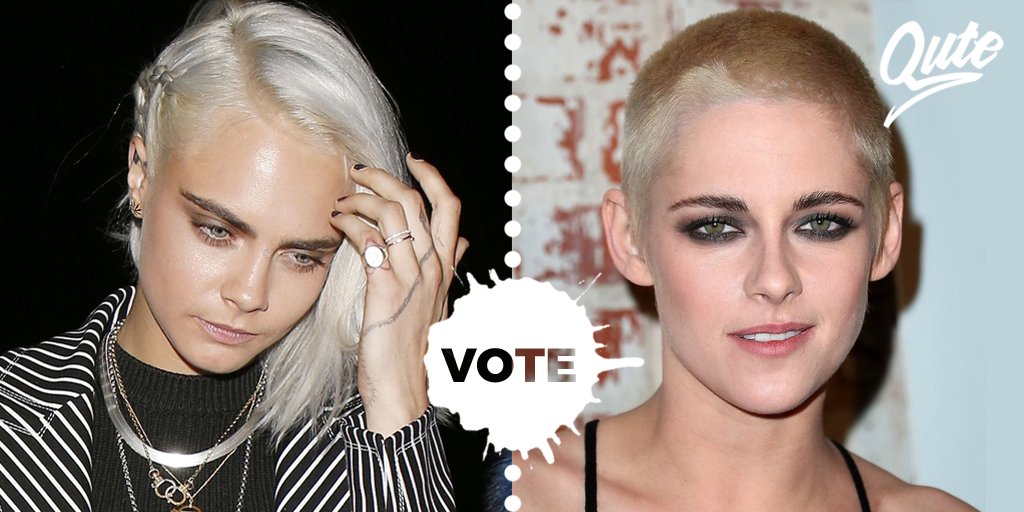 QuteTrends's tweet photo. Which metamorphosis is better - Kristen or Cara? Vote here -> https://t.co/9z7wqIB8Jk #metamorphosis #blondie #style #beautynews https://t.co/d1Lx9uIgke