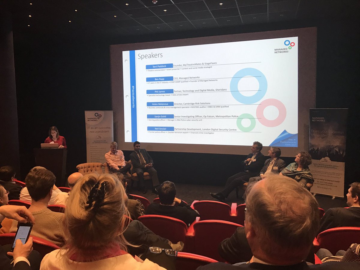 Managed_Net's tweet image. #practicalsecurity Cyber Security Seminar has begun, opening fact: Cyber-crime is a £450bn global industry...
