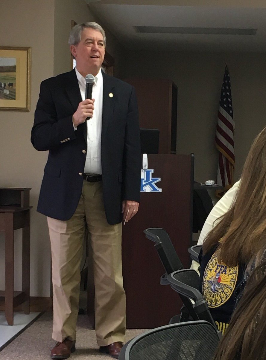 UnionCoSchools's tweet photo. UCHS FFA Ss@George Kurtz Farm Breakfast👏🏻-Thanks to Lions Club for serving breakfast &amp; Sen.Ridley for State Updates @UCHSFFA #loveKYschools https://t.co/2sswUFWEJk