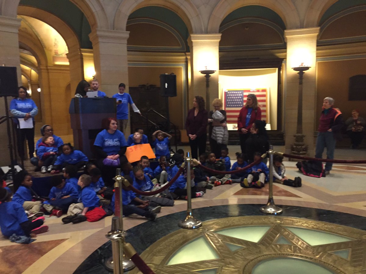 'Our budget is a moral document about what and who we say matters. Let's invest in our kids.' -Amal from Saint Cloud #KidsCountOnUs #mnleg